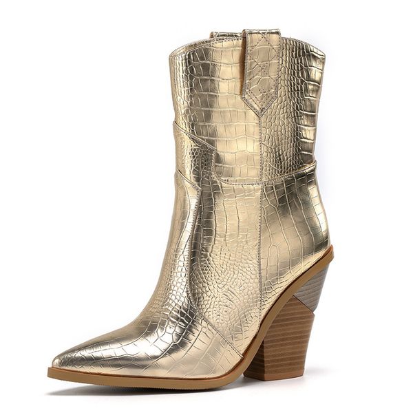 luxury selling crocodile pattern women short boots autumn winter fashion pointed toe elegant and comfortable knight boots, Black
luxury selling crocodile pattern women short boots autumn winter fashion pointed toe elegant and comfortable knight boots, Black
