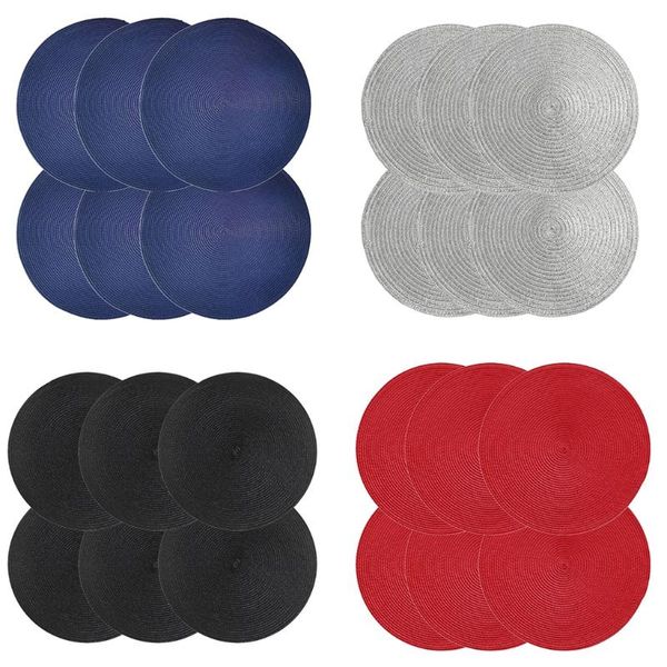 flatware sets 6pcs nordic style round woven placemats waterproof dining table mat non-slip heat resistant napkin bowl pad drink cup home
flatware sets 6pcs nordic style round woven placemats waterproof dining table mat non-slip heat resistant napkin bowl pad drink cup home