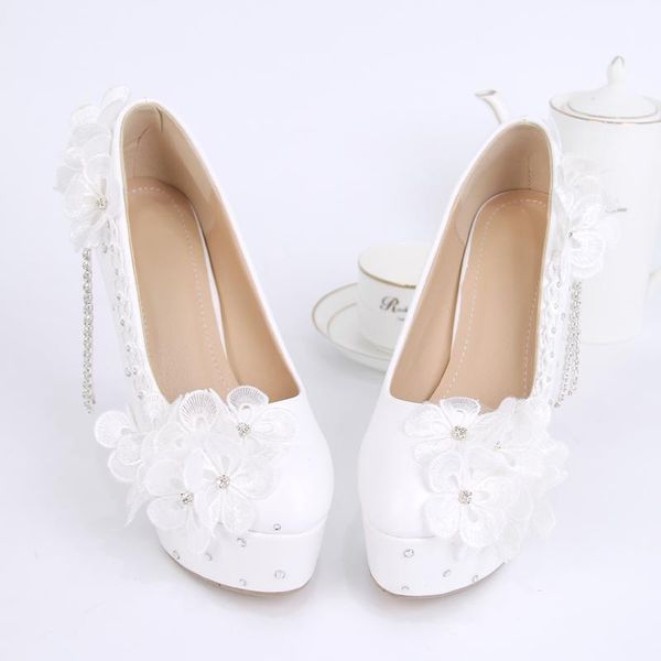 dress shoes women white wedding sweet flower crystal bridal female pearl tassels pumps platform 14cm large size 42, Black
dress shoes women white wedding sweet flower crystal bridal female pearl tassels pumps platform 14cm large size 42, Black