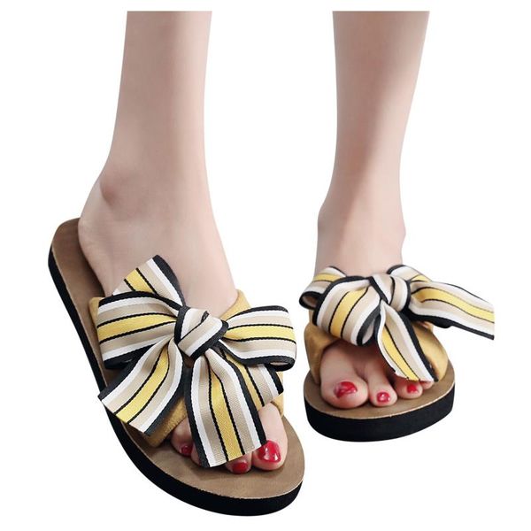 bowknot flat slipper women stripe printing sweet slippers outdoor beach sandals non-slip summer shoes #lr3, Black
bowknot flat slipper women stripe printing sweet slippers outdoor beach sandals non-slip summer shoes #lr3, Black