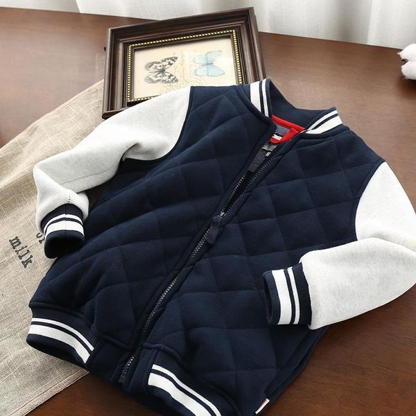 jackets baby boys baseball coat children's winter fashion patchwork thickened warm zipper jacket kids cotton child clothes for boy, Blue;gray
jackets baby boys baseball coat children's winter fashion patchwork thickened warm zipper jacket kids cotton child clothes for boy, Blue;gray