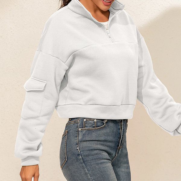 women hoodie solid white turtlen neck long sleeves hoody autumn for 2021 lady short casual patchwork all match simple basic hoodies, Black
women hoodie solid white turtlen neck long sleeves hoody autumn for 2021 lady short casual patchwork all match simple basic hoodies, Black