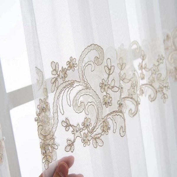 curtain & drapes luxury embroidery pearls tulle curtians for living room rope flowers sheer volie elegant romantic yarn
curtain & drapes luxury embroidery pearls tulle curtians for living room rope flowers sheer volie elegant romantic yarn
