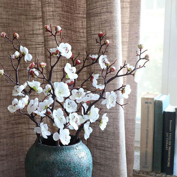 artificial flower cherry spring plum blossom peach branch 30cm-60cm silk tree bud for wedding party decoration decorative flowers & wreaths
artificial flower cherry spring plum blossom peach branch 30cm-60cm silk tree bud for wedding party decoration decorative flowers & wreaths