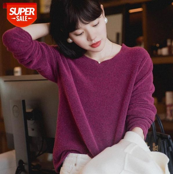 women's knit sweater, outer wear, round neck loose, versatile pullover, long sleeves, solid color inner sweater #lm5k, Black;gray
women's knit sweater, outer wear, round neck loose, versatile pullover, long sleeves, solid color inner sweater #lm5k, Black;gray