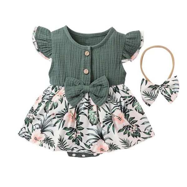 born infant bodysuit baby girls casual cotton flare sleeve floral print jumpsuit with headband for 0-12m toddler clothes rompers, Blue
born infant bodysuit baby girls casual cotton flare sleeve floral print jumpsuit with headband for 0-12m toddler clothes rompers, Blue
