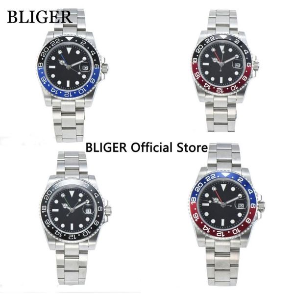 sapphire crystal 40mm black dial gmt function automatic movement men's watch luminous marks rotating bezel b-1 wristwatches, Slivery;brown
sapphire crystal 40mm black dial gmt function automatic movement men's watch luminous marks rotating bezel b-1 wristwatches, Slivery;brown