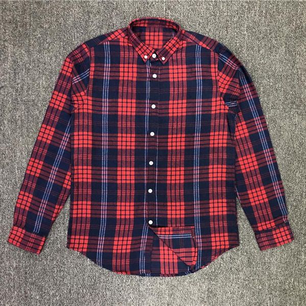 men's casual shirts flannel grid homme small horse 100%cotton camisa masculina men long plaid fashion hombre chemises, White;black
men's casual shirts flannel grid homme small horse 100%cotton camisa masculina men long plaid fashion hombre chemises, White;black