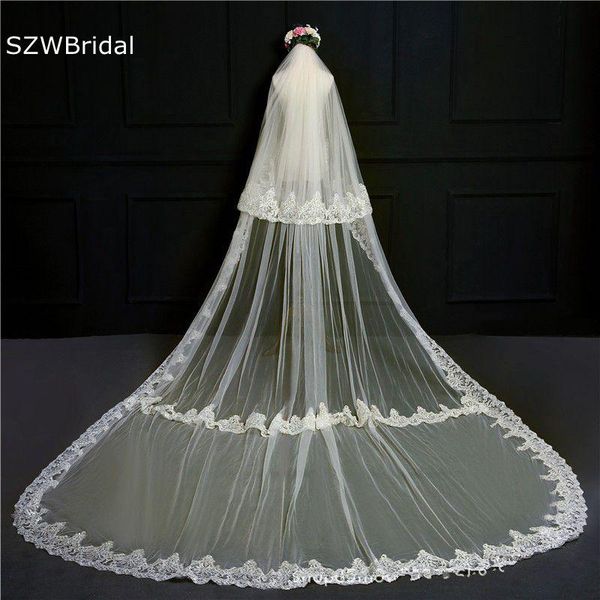 bridal veils arrival champagne veil lace edge two layers wedding bride voile de mariage, Black
bridal veils arrival champagne veil lace edge two layers wedding bride voile de mariage, Black