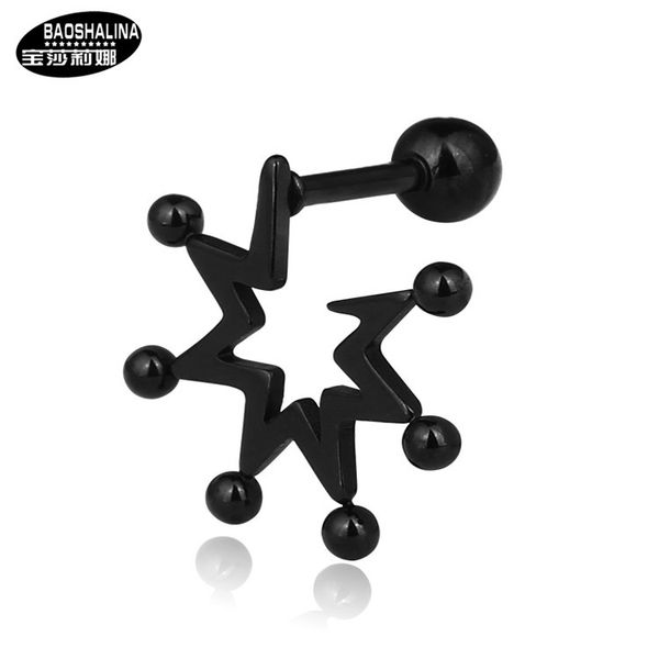 studs earrings baosalina titanium steel is not allergic to five pointed star stainless personality jewelry boutique, Golden;silver
studs earrings baosalina titanium steel is not allergic to five pointed star stainless personality jewelry boutique, Golden;silver