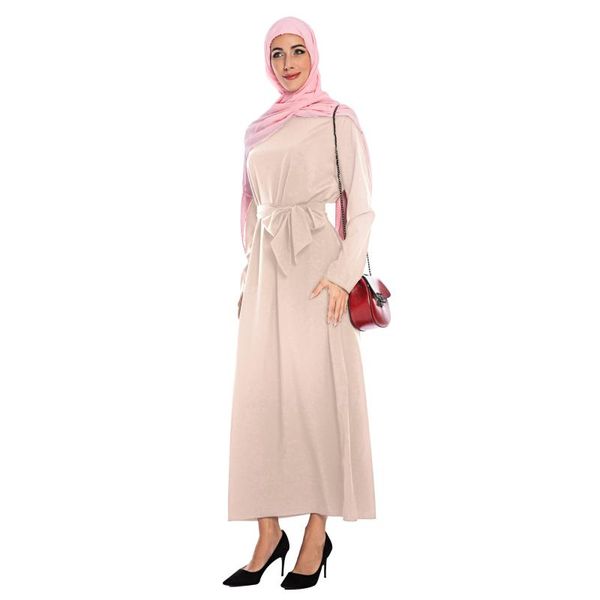 ethnic clothing muslim dress fashion solid color long sleeve middle east saudi arabian abaya dubai turkey belt donsignet, Red
ethnic clothing muslim dress fashion solid color long sleeve middle east saudi arabian abaya dubai turkey belt donsignet, Red