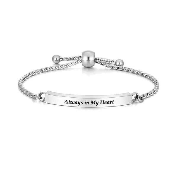 link, chain cremation jewelry urn bracelet for ashes adjustable stainless steel memorial keepsake bangle women men-always in my heart, Black
link, chain cremation jewelry urn bracelet for ashes adjustable stainless steel memorial keepsake bangle women men-always in my heart, Black