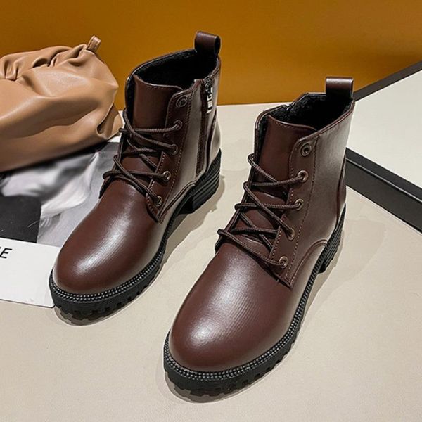 boots women winter snow female pu leather block heels platform shoes ladies solid lace up keep warm casual short boot, Black
boots women winter snow female pu leather block heels platform shoes ladies solid lace up keep warm casual short boot, Black