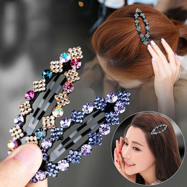 women rhinestone hair clip hairpins barrettes girl kids geometric colorful hair clips beads hairgrip hair accessories styling, Silver
women rhinestone hair clip hairpins barrettes girl kids geometric colorful hair clips beads hairgrip hair accessories styling, Silver