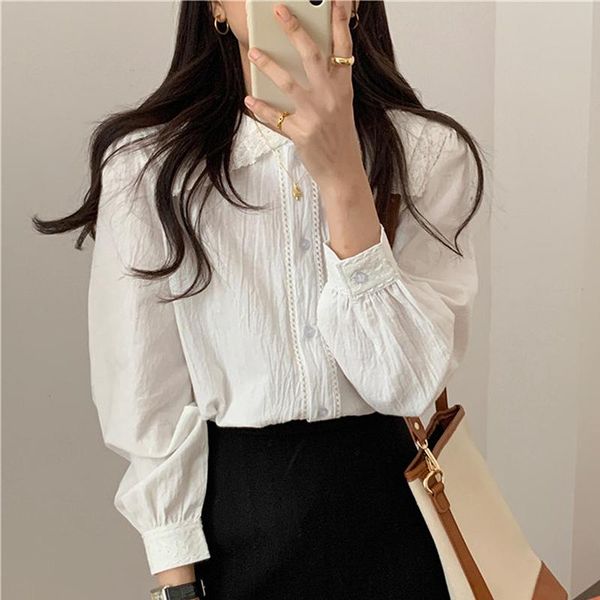 women's blouses & shirts bethquenoy 2021women ladies vintage plus size camisas mujer blusas chiffon spring oversized chemisier femme, White
women's blouses & shirts bethquenoy 2021women ladies vintage plus size camisas mujer blusas chiffon spring oversized chemisier femme, White