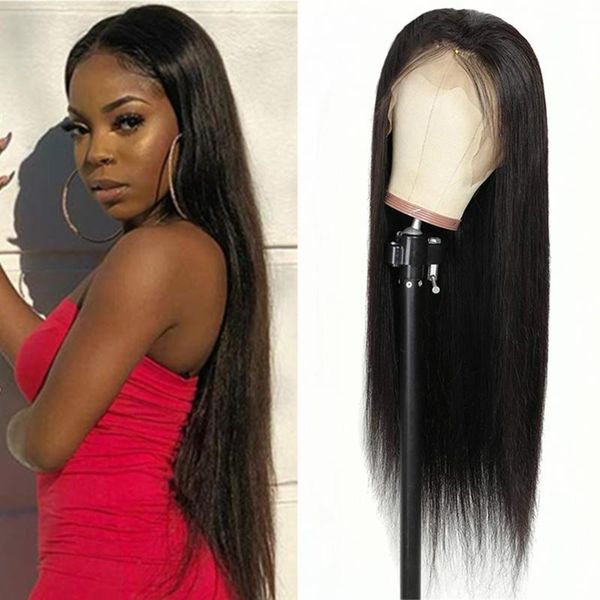 lace wigs glueless human hair front prepluck 13x6 frontal wig straight 180 density remy, Black;brown
lace wigs glueless human hair front prepluck 13x6 frontal wig straight 180 density remy, Black;brown