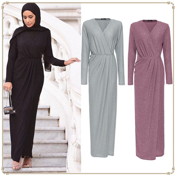 turkey dubai arab muslim dress women elastic maxi hijab dresses kaftan robe kimono solid worship service islamic clothing abayas, Red
turkey dubai arab muslim dress women elastic maxi hijab dresses kaftan robe kimono solid worship service islamic clothing abayas, Red