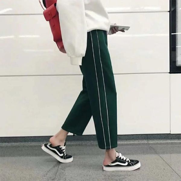 large size s-5xl men's loose straight casual sports pants stripe printing green/black color nice trousers joggers sweatpants
large size s-5xl men's loose straight casual sports pants stripe printing green/black color nice trousers joggers sweatpants