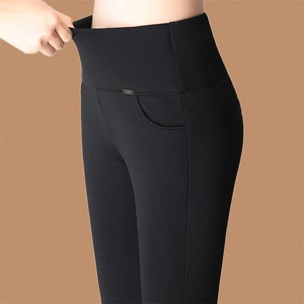 plus size s-6xl autumn winter women's pants fashion skinny high elastic waist pencil pants trousers femme casual clothing 211112, Black;white
plus size s-6xl autumn winter women's pants fashion skinny high elastic waist pencil pants trousers femme casual clothing 211112, Black;white