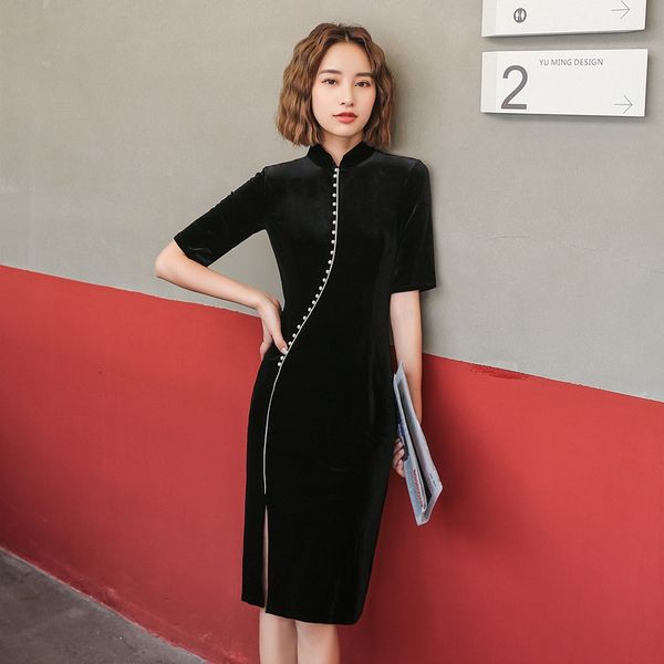 autumn winter velvet women cheongsam dress traditional chinese dresses for girl new year elegant qipao tang suit dress 11487, Red
autumn winter velvet women cheongsam dress traditional chinese dresses for girl new year elegant qipao tang suit dress 11487, Red