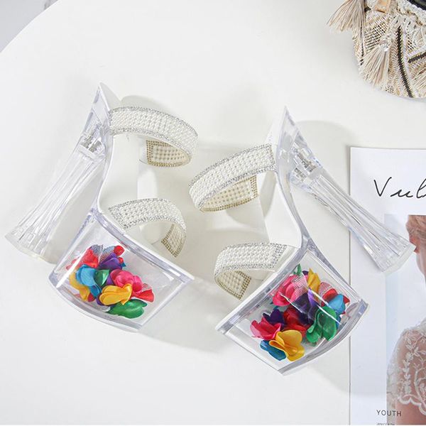 summer women crystal 17.5cm high heels 7cm platform sandals transparent pearl slides lady white fetish slippers prom shoes, Black
summer women crystal 17.5cm high heels 7cm platform sandals transparent pearl slides lady white fetish slippers prom shoes, Black