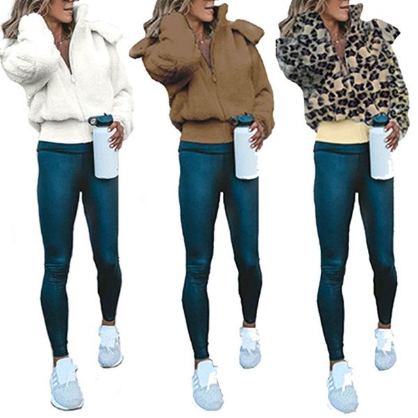 women's jackets women autumn winter lapel hooded zipper plush thick warm coat xin-, Black;brown
women's jackets women autumn winter lapel hooded zipper plush thick warm coat xin-, Black;brown
