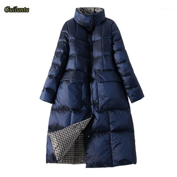 women's down & parkas guilantu winter double sided jacket woman white duck coat female stand collar long parka mujer light for women, Black
women's down & parkas guilantu winter double sided jacket woman white duck coat female stand collar long parka mujer light for women, Black
