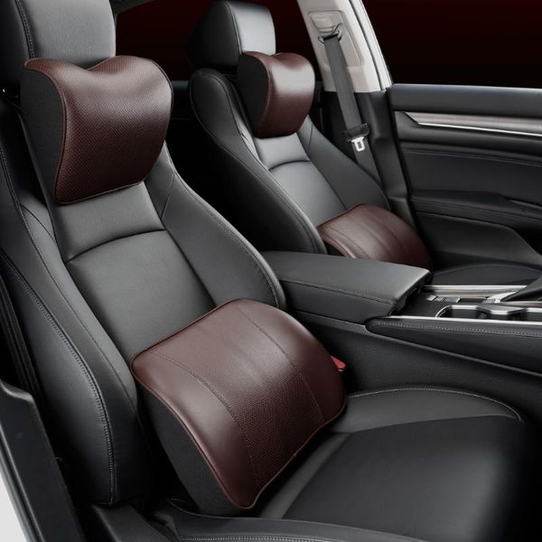 seat cushions breathable hole car neck pillow set genuine leather auto rear headrest lumbar waist supports back cushion memory foam black
seat cushions breathable hole car neck pillow set genuine leather auto rear headrest lumbar waist supports back cushion memory foam black
