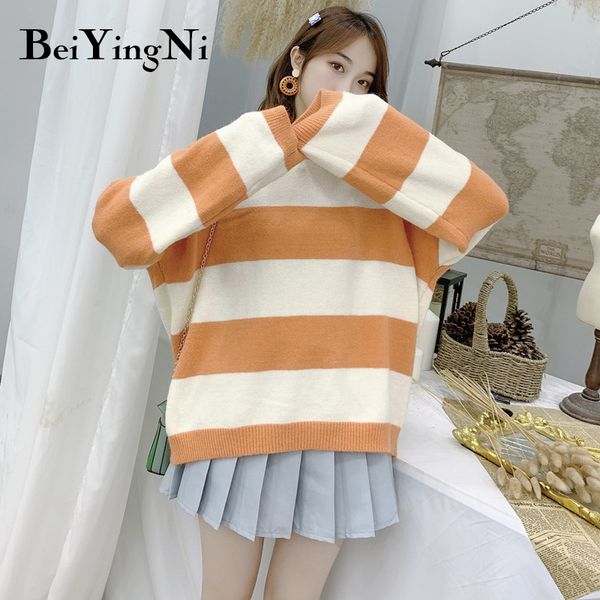 beiyingni korean chic hooded womens sweaters loose plus size vintage woman sweater pullovers jumpers female knitted femme 210416, White;black
beiyingni korean chic hooded womens sweaters loose plus size vintage woman sweater pullovers jumpers female knitted femme 210416, White;black