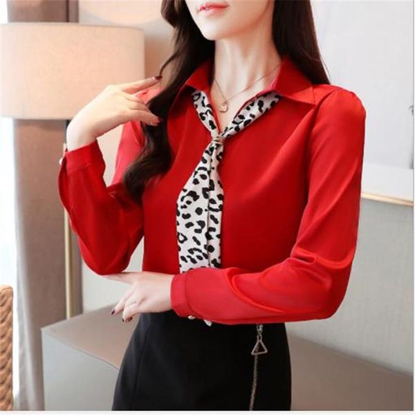 women's blouses & shirts 2021 elegant women chiffon blouse office lady shirt lace-up short long sleeve female solid color clothing m40, White
women's blouses & shirts 2021 elegant women chiffon blouse office lady shirt lace-up short long sleeve female solid color clothing m40, White