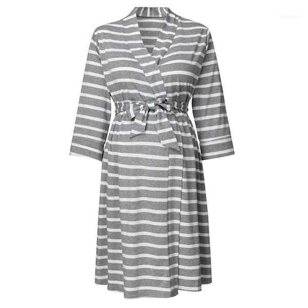 fashion striped multifunctional mother breastfeeding long sleeve dress maternity homewear nursing dresses q02041, White
fashion striped multifunctional mother breastfeeding long sleeve dress maternity homewear nursing dresses q02041, White