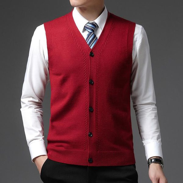 men's vests super pleuche anti-pilling grade 4 winter v level neck fashion brand knit cardigan casual preppy sweater vest sleeveless, Black;white
men's vests super pleuche anti-pilling grade 4 winter v level neck fashion brand knit cardigan casual preppy sweater vest sleeveless, Black;white