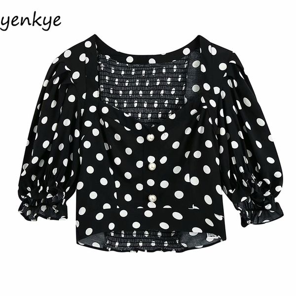 vintage polka dot crop women v neck short sleeve sweet summer blouse bbwm2560 210514, White
vintage polka dot crop women v neck short sleeve sweet summer blouse bbwm2560 210514, White