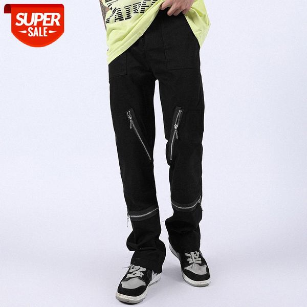 vibe style zipper decoration straight leg overalls men's washed micro-flared pants casual trousers #hx4c, Black
vibe style zipper decoration straight leg overalls men's washed micro-flared pants casual trousers #hx4c, Black