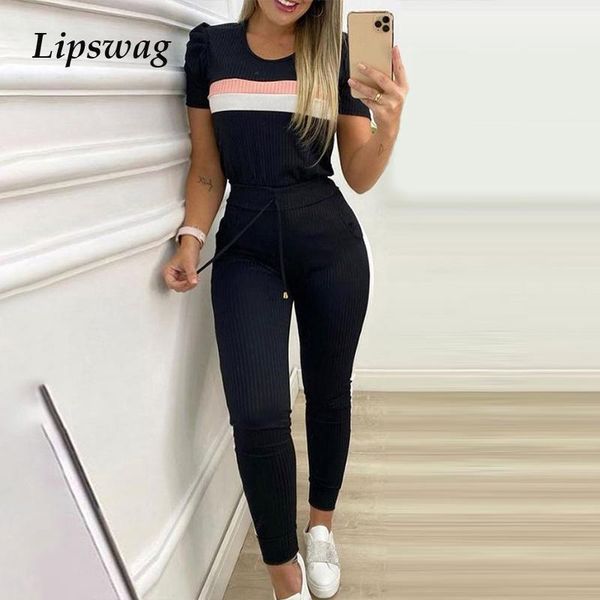 fashion side striped sports outfits suits casual puff sleeve rib + pocket long pants tracksuit summer women two piece sets women's, White
fashion side striped sports outfits suits casual puff sleeve rib + pocket long pants tracksuit summer women two piece sets women's, White