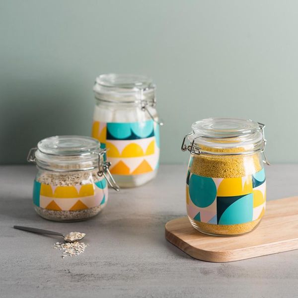 storage bottles & jars 1pc household food sealed container with lid honey snack pickle glass transparent jar kitchen dustproof seasoning bot
storage bottles & jars 1pc household food sealed container with lid honey snack pickle glass transparent jar kitchen dustproof seasoning bot