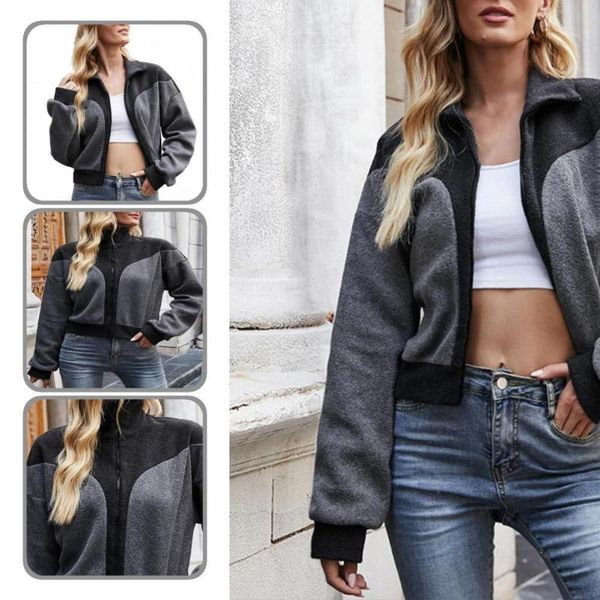 women's jackets plush great cardigan spring jacket long sleeve for home, Black;brown
women's jackets plush great cardigan spring jacket long sleeve for home, Black;brown