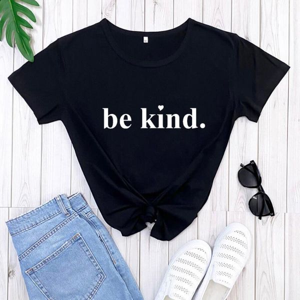 women's t-shirt be kind tee shirt inspirational arrival 100%cotton funny t motivational birthday gift, White
women's t-shirt be kind tee shirt inspirational arrival 100%cotton funny t motivational birthday gift, White