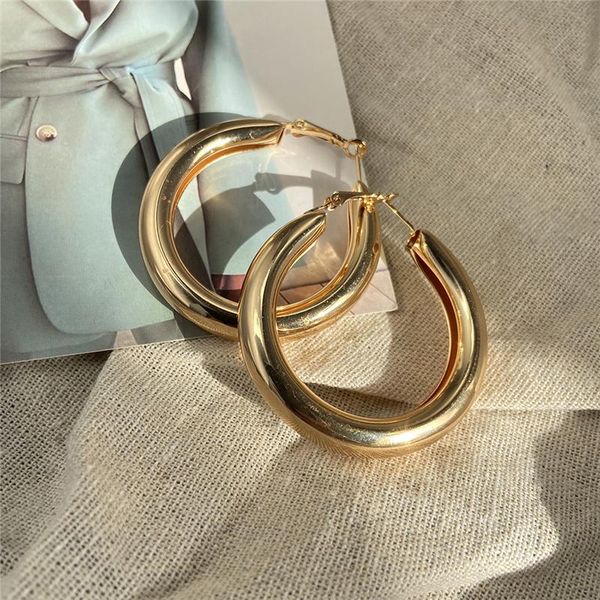 hoop & huggie exaggerate big geometric earring for women 2021 gold color circle punk earrings fashion round brincos jewelry gifts, Golden;silver
hoop & huggie exaggerate big geometric earring for women 2021 gold color circle punk earrings fashion round brincos jewelry gifts, Golden;silver
