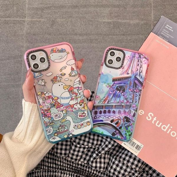 cell phone pouches gradient color paris travel duck all-inclusive soft case for 12 11 pro max xr xs 7 8plus x full body back cover
cell phone pouches gradient color paris travel duck all-inclusive soft case for 12 11 pro max xr xs 7 8plus x full body back cover