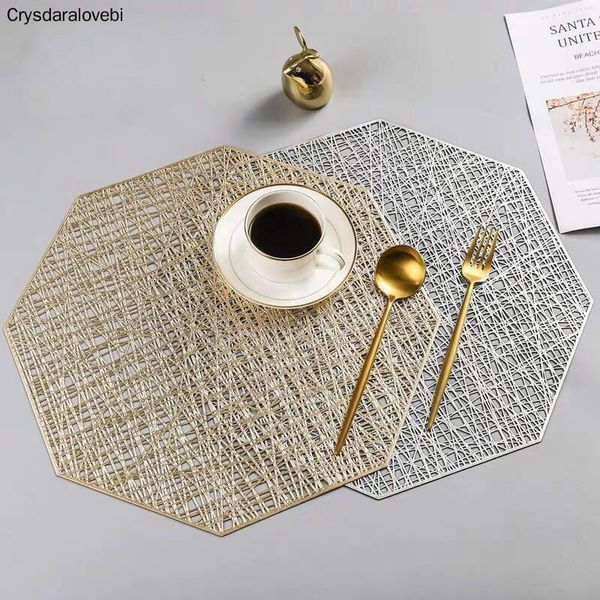 mats & pads 4pcs pvc placemats cutout hangable mat octagonal hollow non slip dining table home decoration gold placemat
mats & pads 4pcs pvc placemats cutout hangable mat octagonal hollow non slip dining table home decoration gold placemat