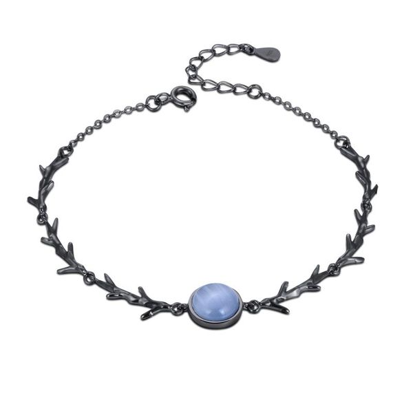 charm bracelets rock style 925 sterling silver material ugyen bracelet girl wild thorn design blue zircon pendant black jewelry present, Golden;silver
charm bracelets rock style 925 sterling silver material ugyen bracelet girl wild thorn design blue zircon pendant black jewelry present, Golden;silver