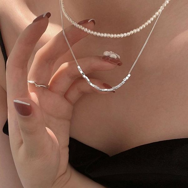 pendant necklaces silver square beads tassel necklace female summer simple clavicle chain long geometric woman fashion jewelry
pendant necklaces silver square beads tassel necklace female summer simple clavicle chain long geometric woman fashion jewelry