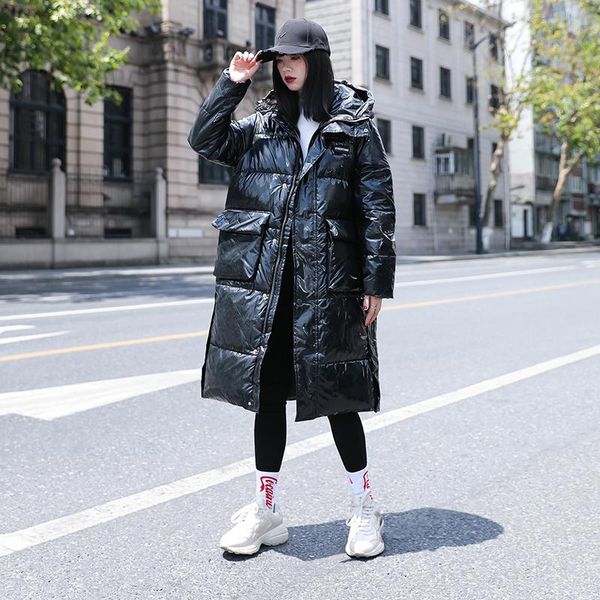 women's down & parkas loose winter women coat with hooded girls overcoat casual zipper long student parka fashion autumn female cotton, Black
women's down & parkas loose winter women coat with hooded girls overcoat casual zipper long student parka fashion autumn female cotton, Black