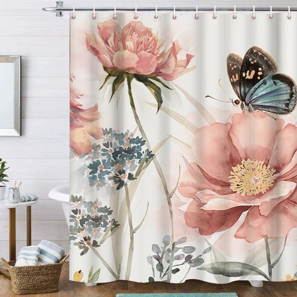 shower curtains floral plant watercolor flower curtain with hooks bohemian bathroom bathtubs decor easy care durable polyester fabric
shower curtains floral plant watercolor flower curtain with hooks bohemian bathroom bathtubs decor easy care durable polyester fabric