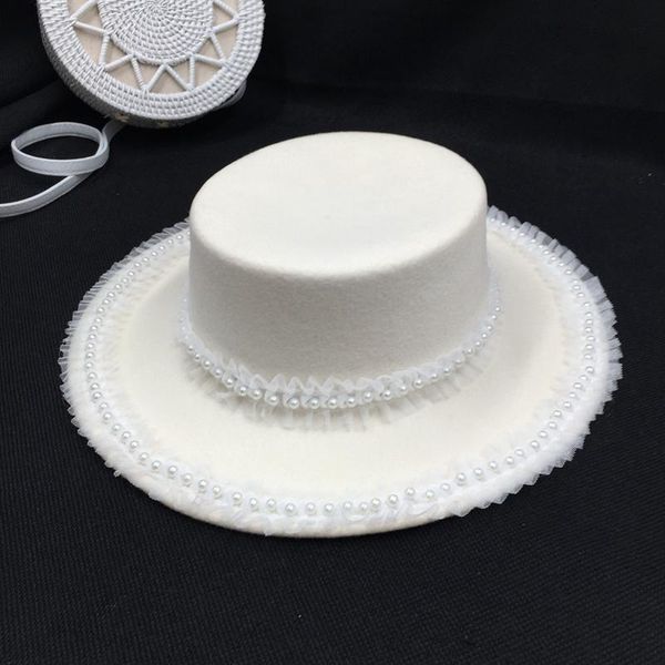 stingy brim hats web celebrity little hat with white wool female fedoras elegant french lace joker temperament tidal flat, Blue;gray
stingy brim hats web celebrity little hat with white wool female fedoras elegant french lace joker temperament tidal flat, Blue;gray