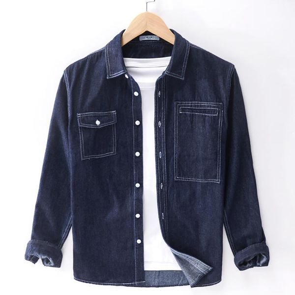 suehaiwe's brand italy pure cotton denim shirt men long sleeve blue shirts for casual fashion mens comfortable chemise men's, White;black
suehaiwe's brand italy pure cotton denim shirt men long sleeve blue shirts for casual fashion mens comfortable chemise men's, White;black