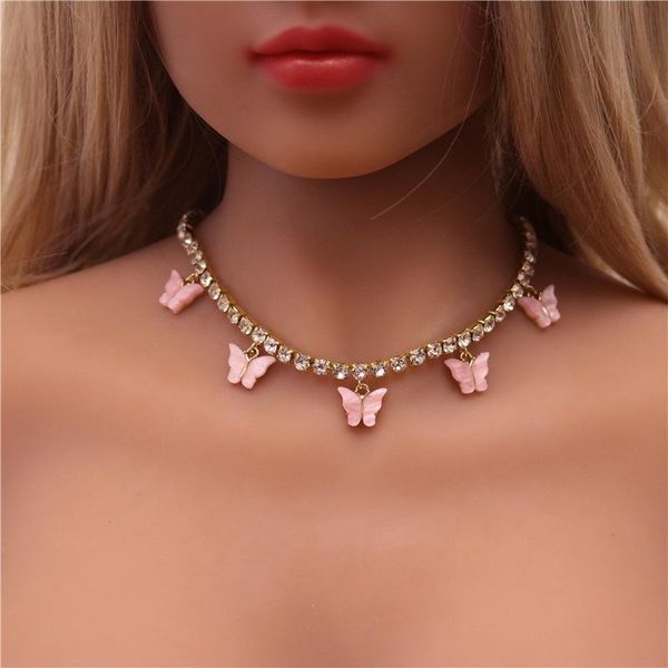 chokers fashion luxury cz crystal shell butterfly pendant necklace 2021 charm women zircon short for party jewelry, Golden;silver
chokers fashion luxury cz crystal shell butterfly pendant necklace 2021 charm women zircon short for party jewelry, Golden;silver