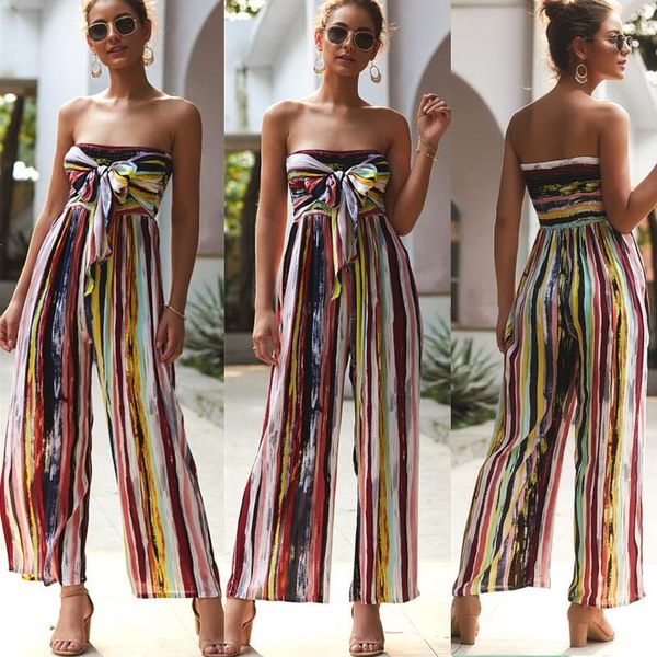 women's jumpsuits & rompers ladies women striped bow clubwear playsuit bodysuit party overall beach jumpsuit strappy romper sleeveless, Black;white
women's jumpsuits & rompers ladies women striped bow clubwear playsuit bodysuit party overall beach jumpsuit strappy romper sleeveless, Black;white