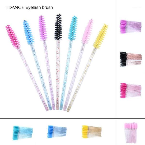 tdance 50pcs/bag crystal rod brush eyelash extension cosmetic spoolers disposable mascara wands tools1 
tdance 50pcs/bag crystal rod brush eyelash extension cosmetic spoolers disposable mascara wands tools1